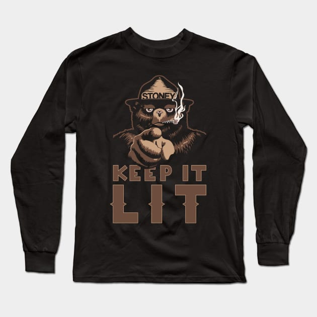 Keep It Lit Long Sleeve T-Shirt by BAHMcreations